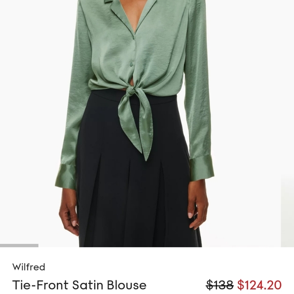 Wilfred satin blouse - Picture 8 of 8